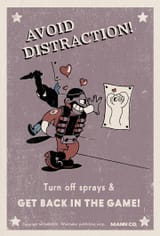 Spray poster