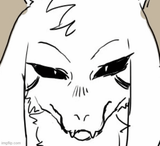 Asriel barking