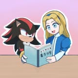 550_goooooogono - 1941155243594833920 - リクエストで来たやつですシャドウに本の読み聞かせをするマリアです - 1