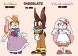 Vanilla Chocolate and Strawberry