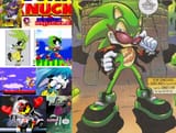 Glitch sprite characters
