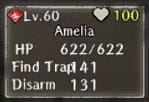 amelia chest stats