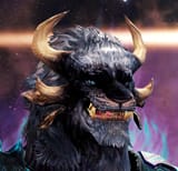 unkillable subspace charr specter posing for a nice photo op in front of subspace star in close subspace