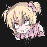 pekola jirai determined grimace growl frustrated riled up angry