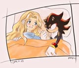 Amayu_pic - 1198645839687639040 - どっちが長く起きていられるか競争するシャドマリ(相手の寝顔を見た方が勝ち) - 1