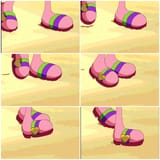 Amy&#039;s bare feet