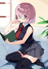 cutie nerd __mash_kyrielight_fate_and_1_more_drawn_by_hasegawa_rarairairai__sample-832a784fb4c62e3f9d3f6c7ab2db535a