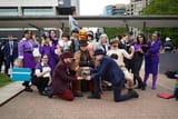 TF2 cosplay group, with 0 mercenaries Some quite niche characters too