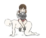115652 - 1boy 1girl anon artist_unknown fat nanako_dojima persona persona_4 sitting