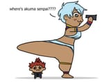 sf elena akuma wheres boobs meme