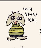 asriel 4 years old