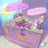 Two bros chilling in a dumpster