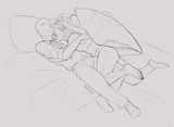 snoot game anon x Lucy cuddle1