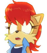 reboot sally with sword of acorns - sticker