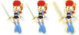 reboot sally with sword of acorns - triple pack