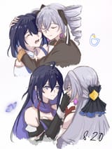 __bronya_zaychik_seele_vollerei_bronya_rand_seele_seele_vollerei_and_2_more_honkai_and_2_more_drawn_by_xianhualian__6273a444661020af89e63cf9d303d1cc