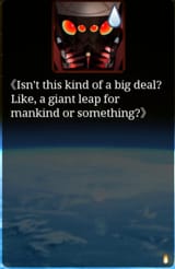 a giant leap for mankind
