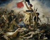 Eugène_Delacroix_-_Le_28_Juillet._La_Liberté_guidant_le_peuple_censored