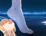 bina feet lick