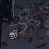 snaust crawling on bus