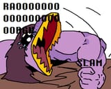distressed Susie slamming table
