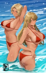 Igrene Catherine HAG Summer (fire_emblem) by oyatsu 0