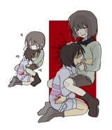 chara comforts a bloodied partner