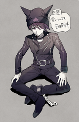 __momota_kaito_and_hoshi_ryoma_danganronpa_and_1_more_drawn_by_aoki_fumomo__7108ccffbaa28a22276c11cbea1cbeca