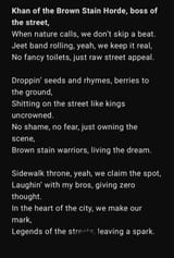 King of the jeers and his shit
