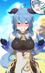 __ganyu_xianyun_and_cloud_retainer_genshin_impact_drawn_by_4tb_4tera_byte__b4c36d536cd47975050f8bd2a92254af