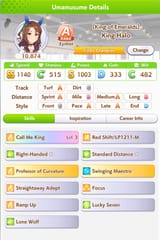 King Halo stats