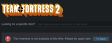 NTA but my TF2 badge is not available