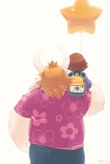 Undertale - Asgore Gives Frisk Shoulder Ride