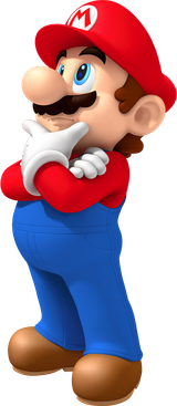 Mario thinking