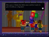 kissing fredbear
