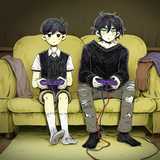 2boys, {{artist_omocat, official art}}, gamecube, playing games, gamecube contro s-3045104823
