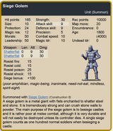 Dominions 6 - Siege Golem