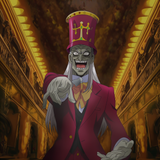showman, show, circus, mahjong villain washizu iwao, hat, hyper excited, extrem s-184127472