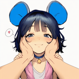 masterpiece, best quality, newest, absurdres, highres, blue mouse ears, mouse gi s-630169074