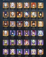 genshin roster