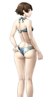 yande.re 975175 sample ass bikini niijima_makoto ozkh persona_5 swimsuits thong