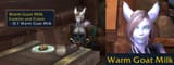 draenei warm goat milk