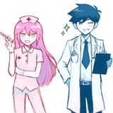 Nursebrey &amp; Doctor Hero @mozzarellar_