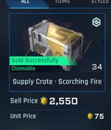 sold