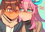 cheek bumping
