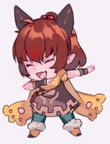 Brunette Catloli by mom0jka