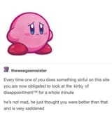 kirby of disappointment