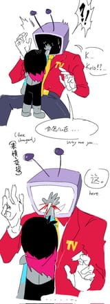 Kris investigates tenna&#039;s nose 2