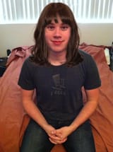 Riot Freak in a wig