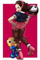 __tron_bonne_and_servbot_mega_man_and_1_more_drawn_by_zkn__0b200d82b93f206605b25b1d893e2287